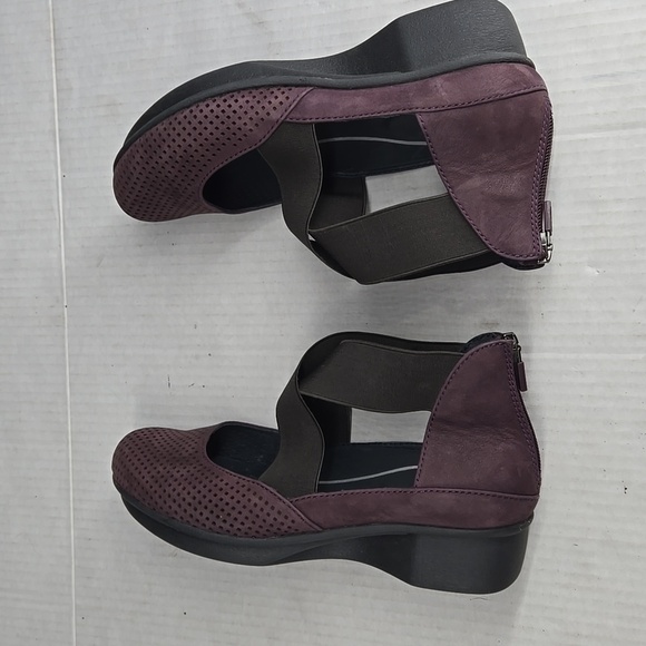 Dansko  Laura Leather Purple Ankle Strap Shoes EU 37 US 6.5-7 - Picture 5 of 10